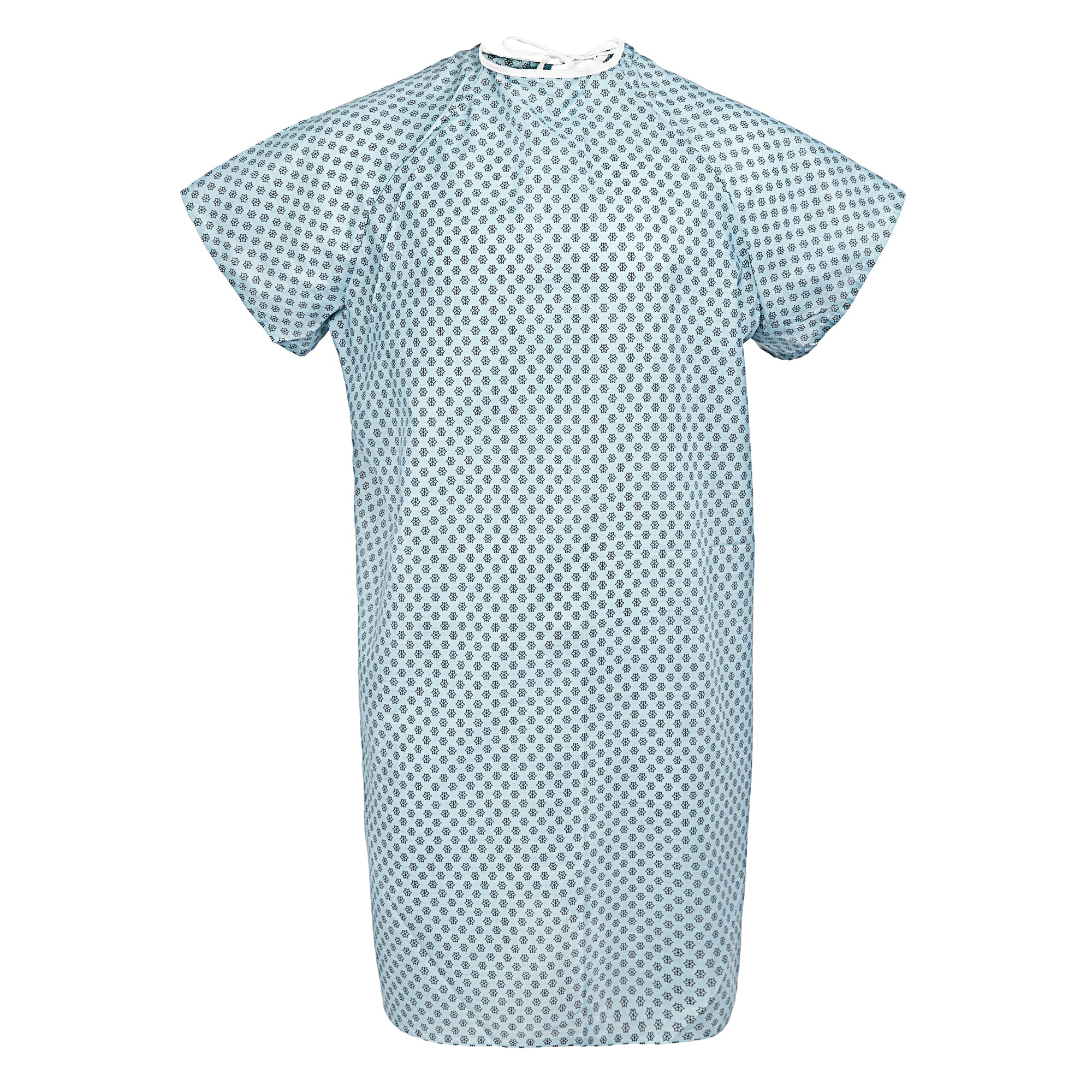Hospital Patient Gowns - Economical Lightweight - Center Back - Case of 300 Pieces