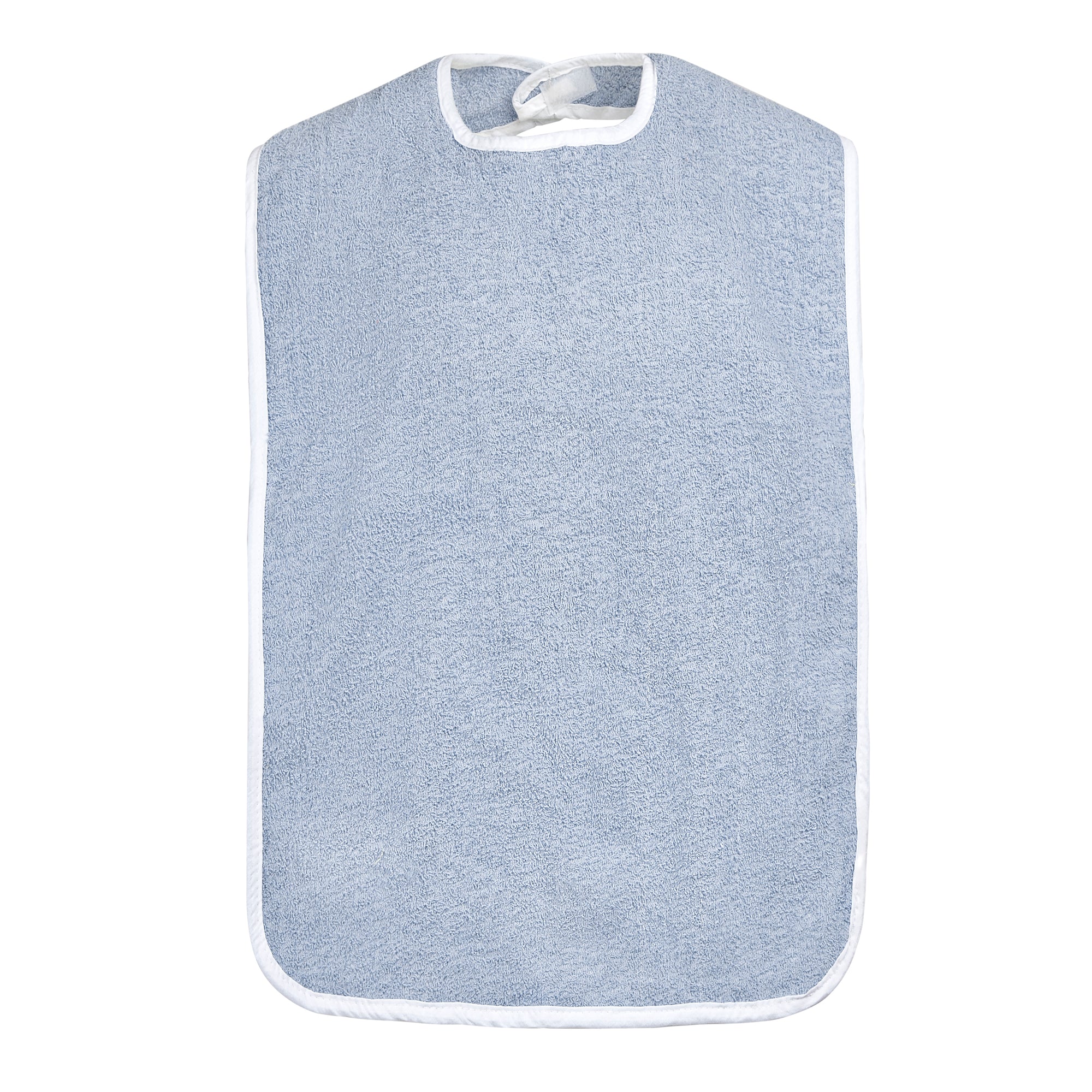 Premium Adult Bibs - Velcro Closure - Poly-Cotton - Case of 72 Pieces
