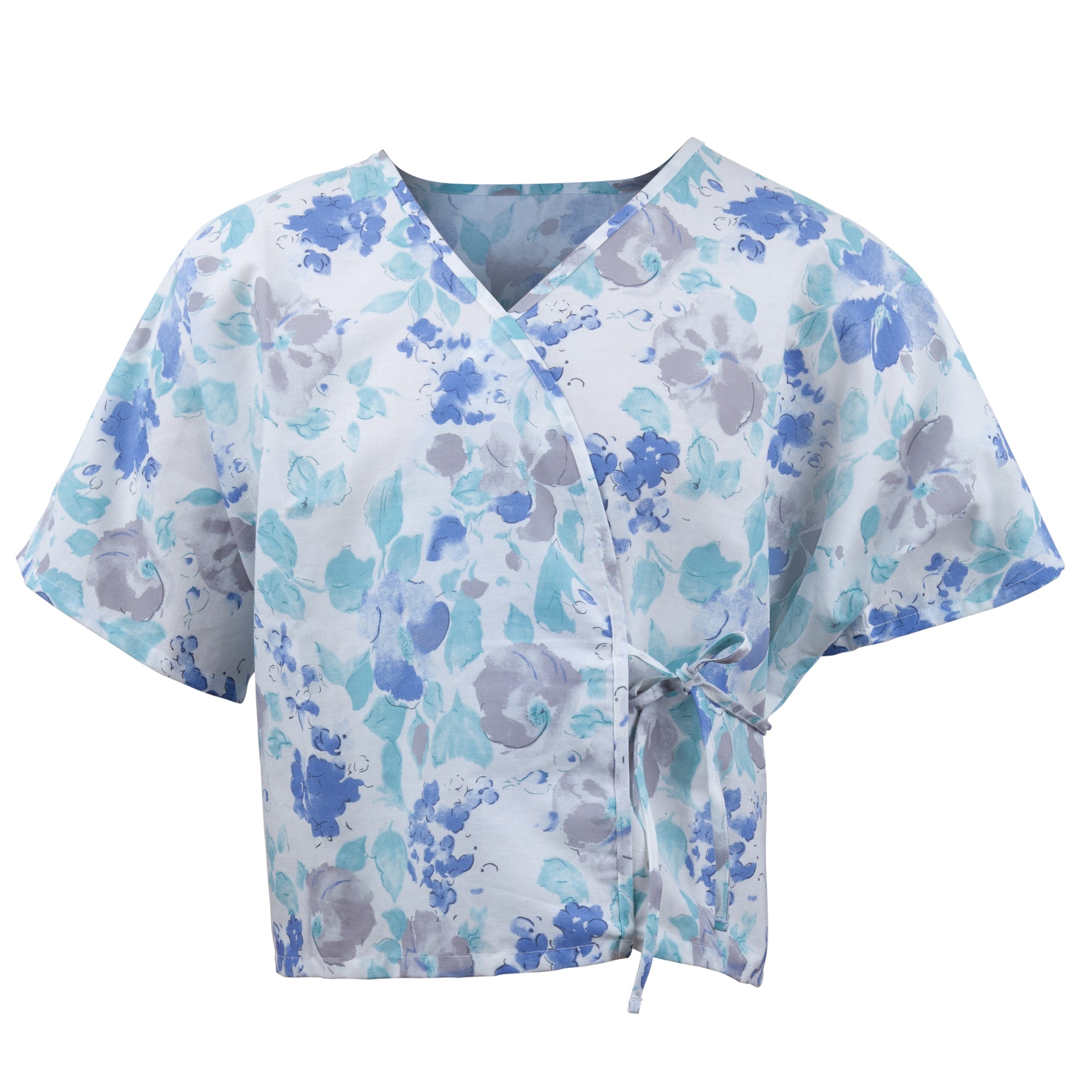 Mammography Exam Capes - Side Tie Closure - 23" x 66" - 100% Polyester - Case of 48