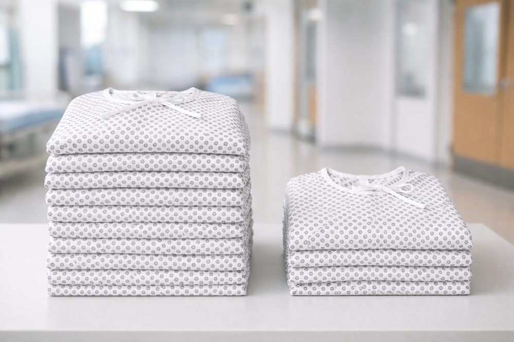 Bulk Patient Gowns vs Retail Patient Gowns