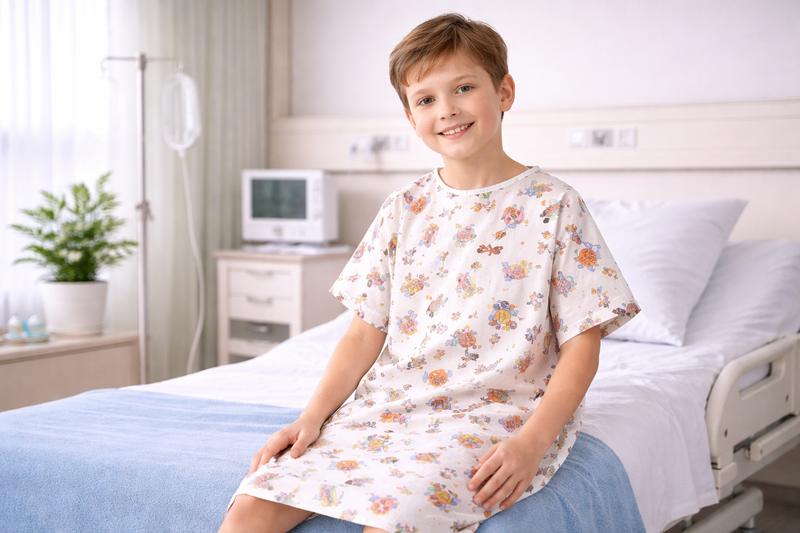Pediatric & Youth Patient Gowns: Sizing, Safety, Comfort, and Use Areas