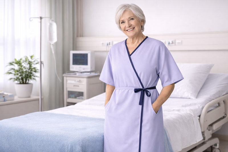 Wrap-Around & Modesty Patient Gowns: Coverage, Closures, and Why They Matter