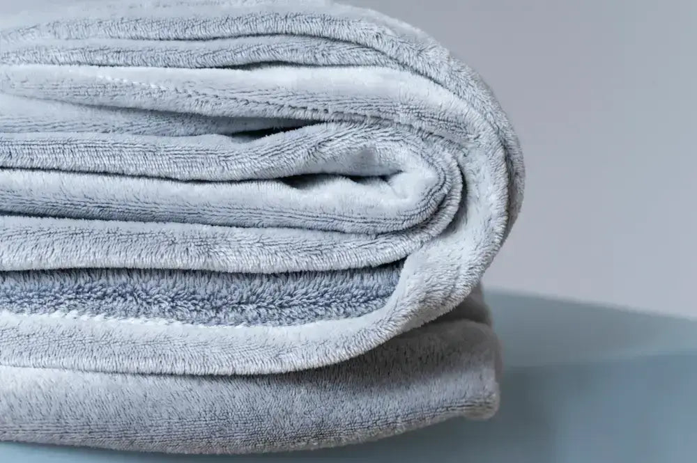 hospital bath blanket in detailed view