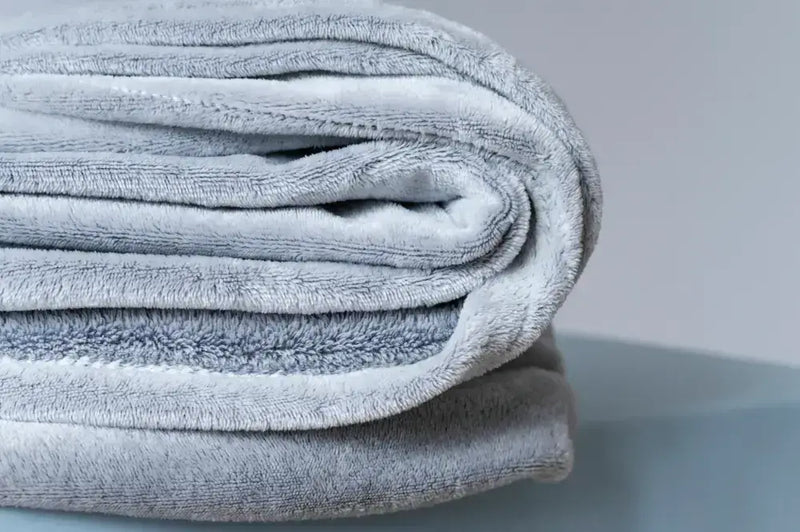 hospital bath blanket in detailed view