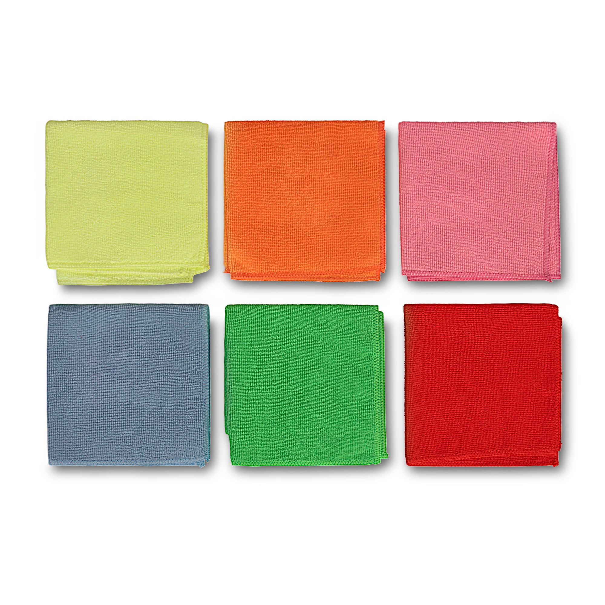 Microfiber Cleaning Cloths - 80% Polyester/20% Nylon - 230 GSM - Case of 240 Pieces