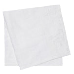 Bargain White Washcloths - 12" x 12" - 10 Single 100% Cotton - Case of 600 Pieces