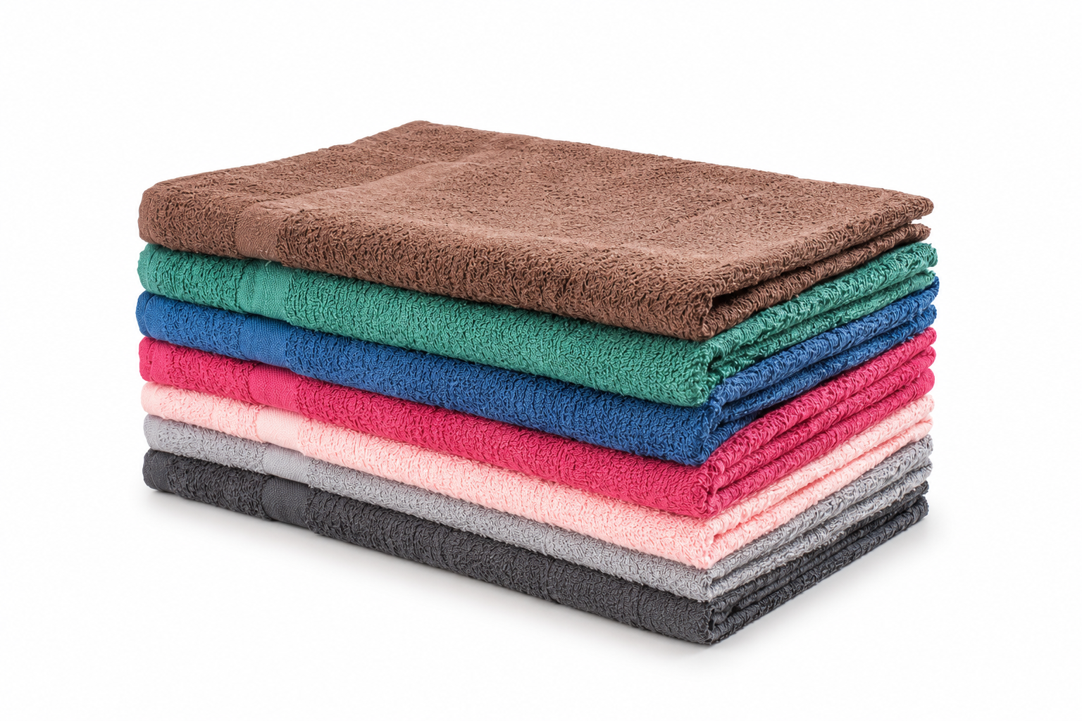 Solid Color Hand Towels  - 100% Ring-Spun Cotton - Cam Border