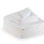 Opulence Sheets - T-250 White Pillowcases - Luxurious Blend - Iron Free - Case of 72 Pieces