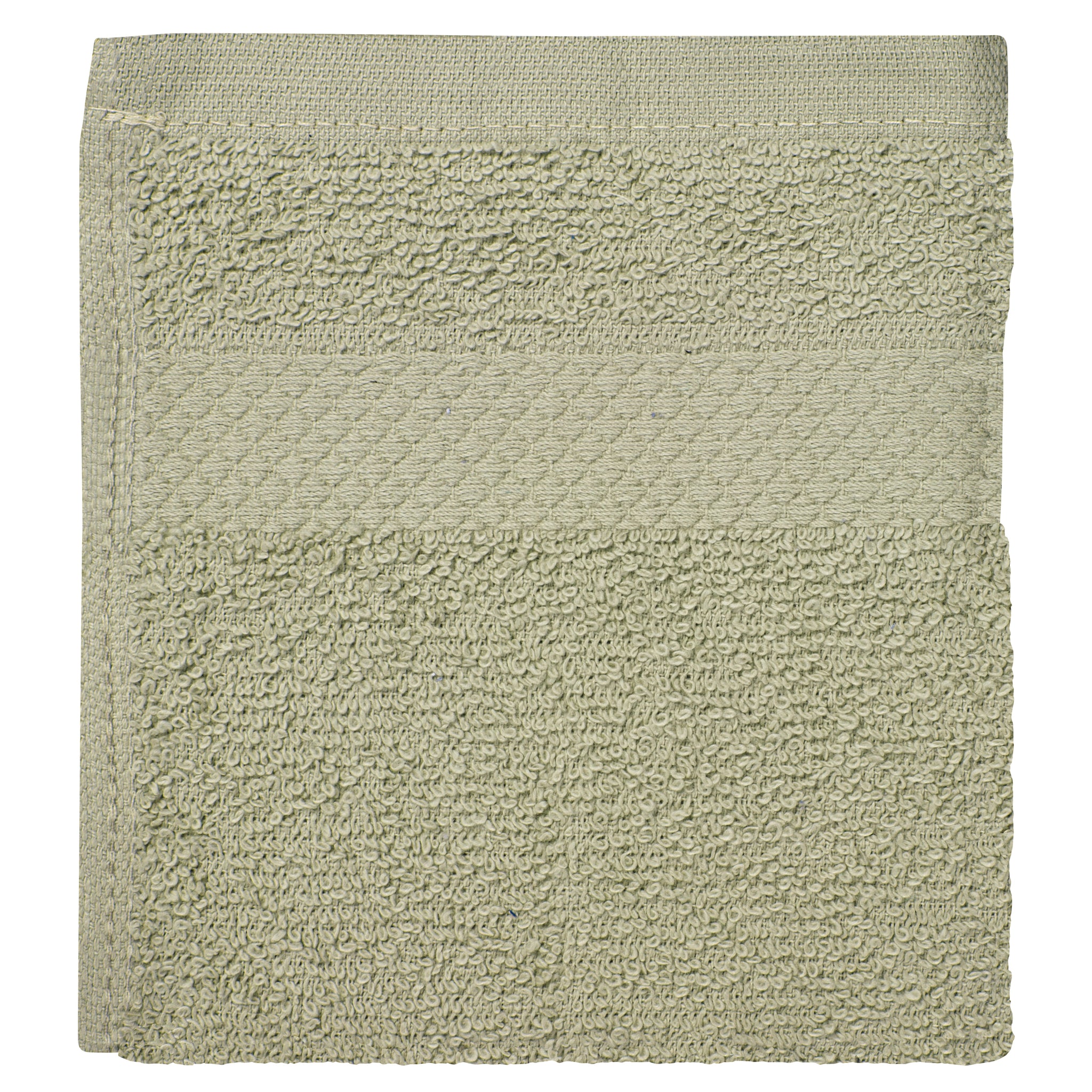Premium Wash Cloths - Solid Color VAT Dyed - 100% Ring-Spun Cotton - Dobby Border