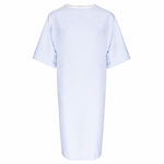 3-Arm Examination Gowns - Light Blue - 65% Polyester / 35% Cotton