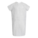 Traditional Hospital Patient Gowns With Center Back Closure - Economical Lightweight