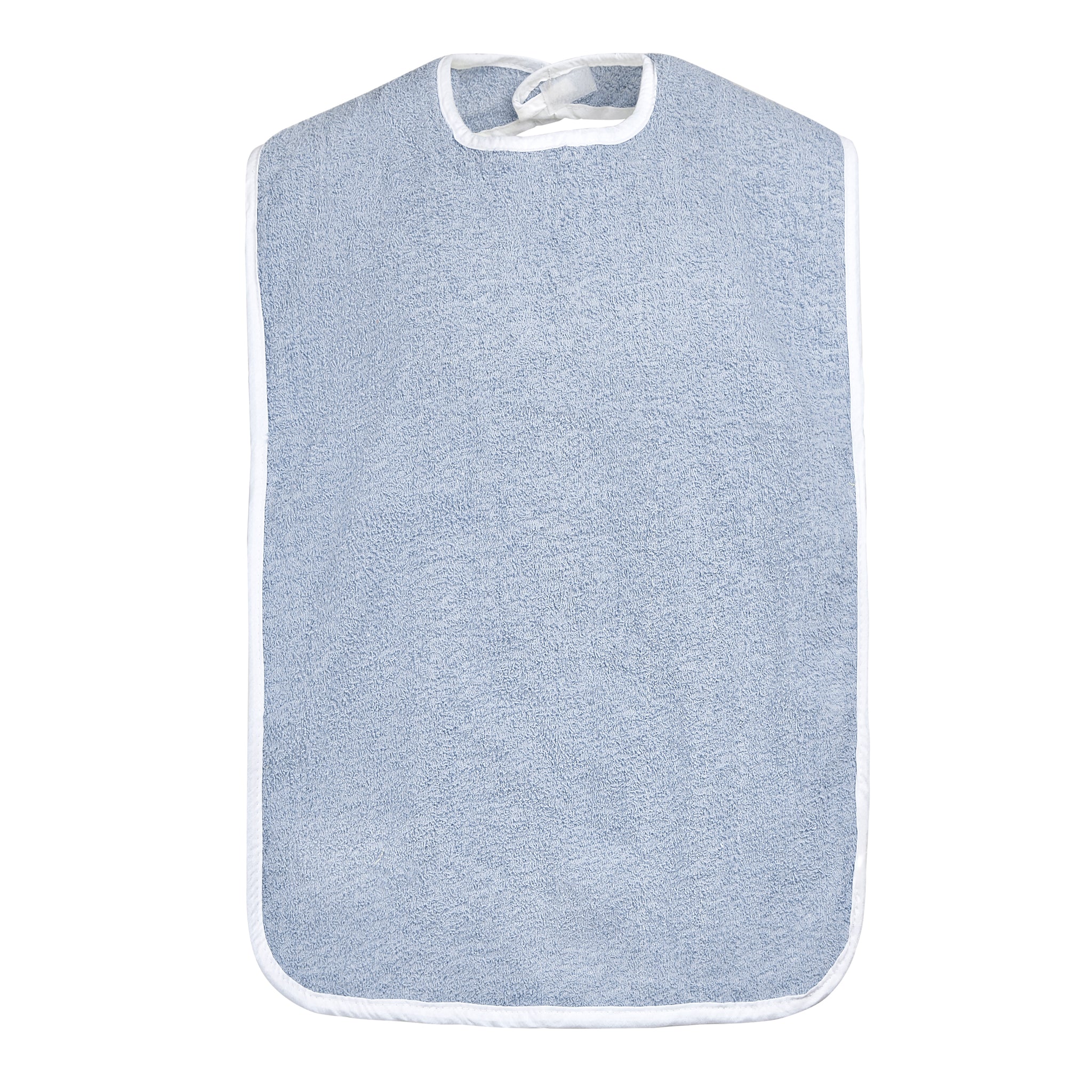 Premium Adult Bibs - Velcro Closure - Poly-Cotton - Case of 72 Pieces