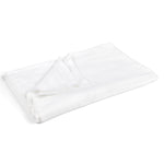Hospital Bath Blankets - Bleached White - 70" x 90" 1.75 lbs. - 55% Cotton/45% Poly - Case of 36 Pieces