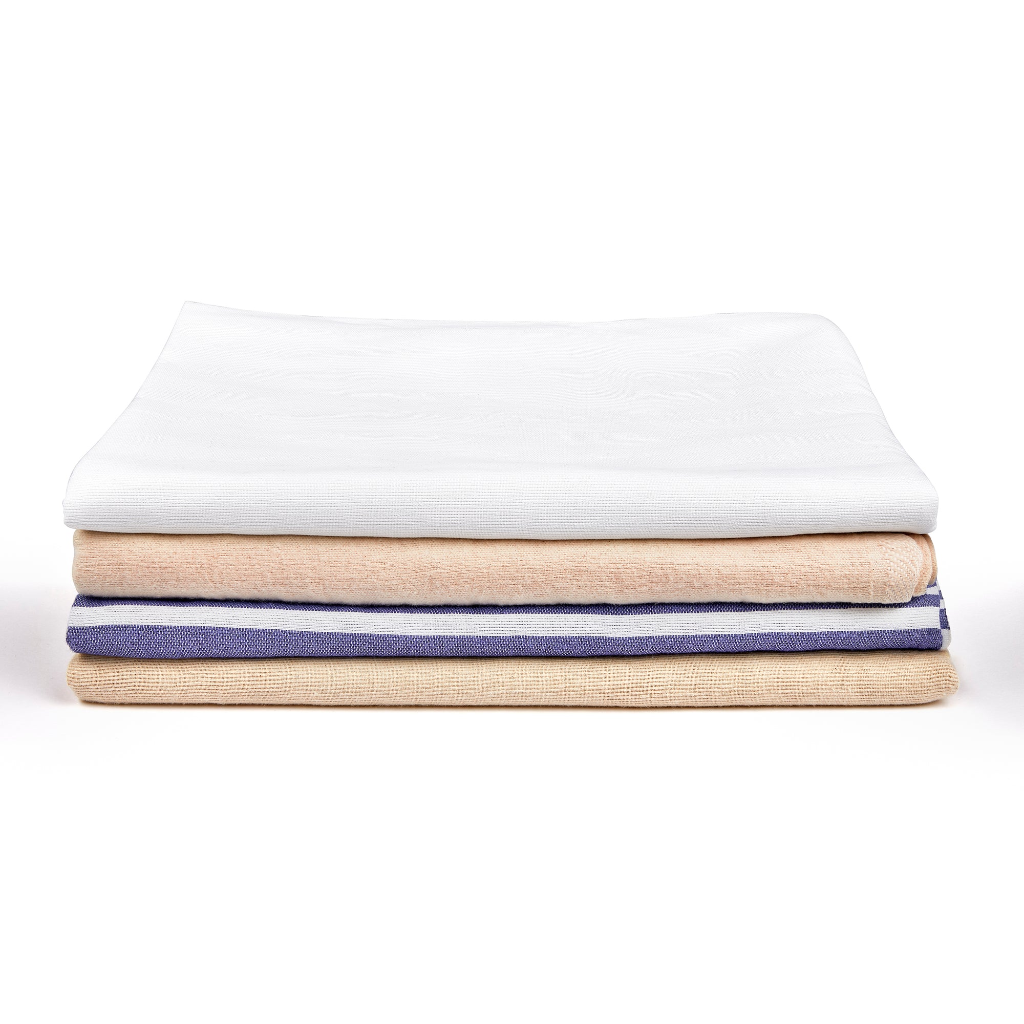 Hospital Bath Blankets - 55% Cotton/45% Poly -  70" x 90" - Case of 12 Pieces