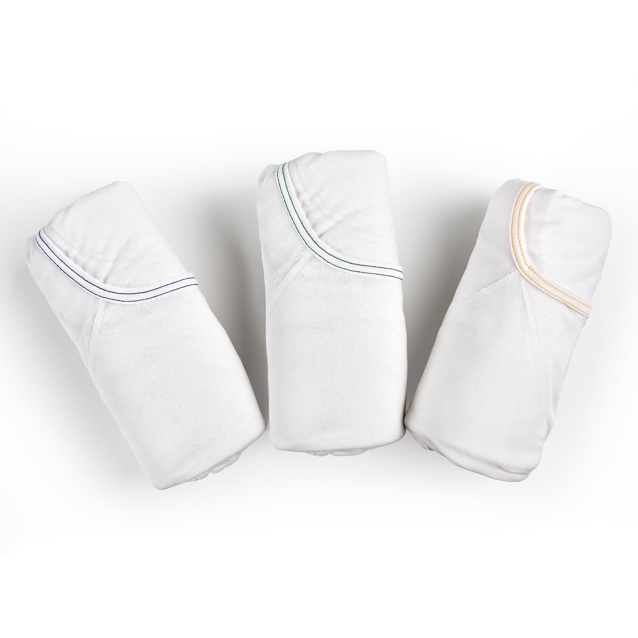 poly cotton blend white knitted fitted sheets trusted thread