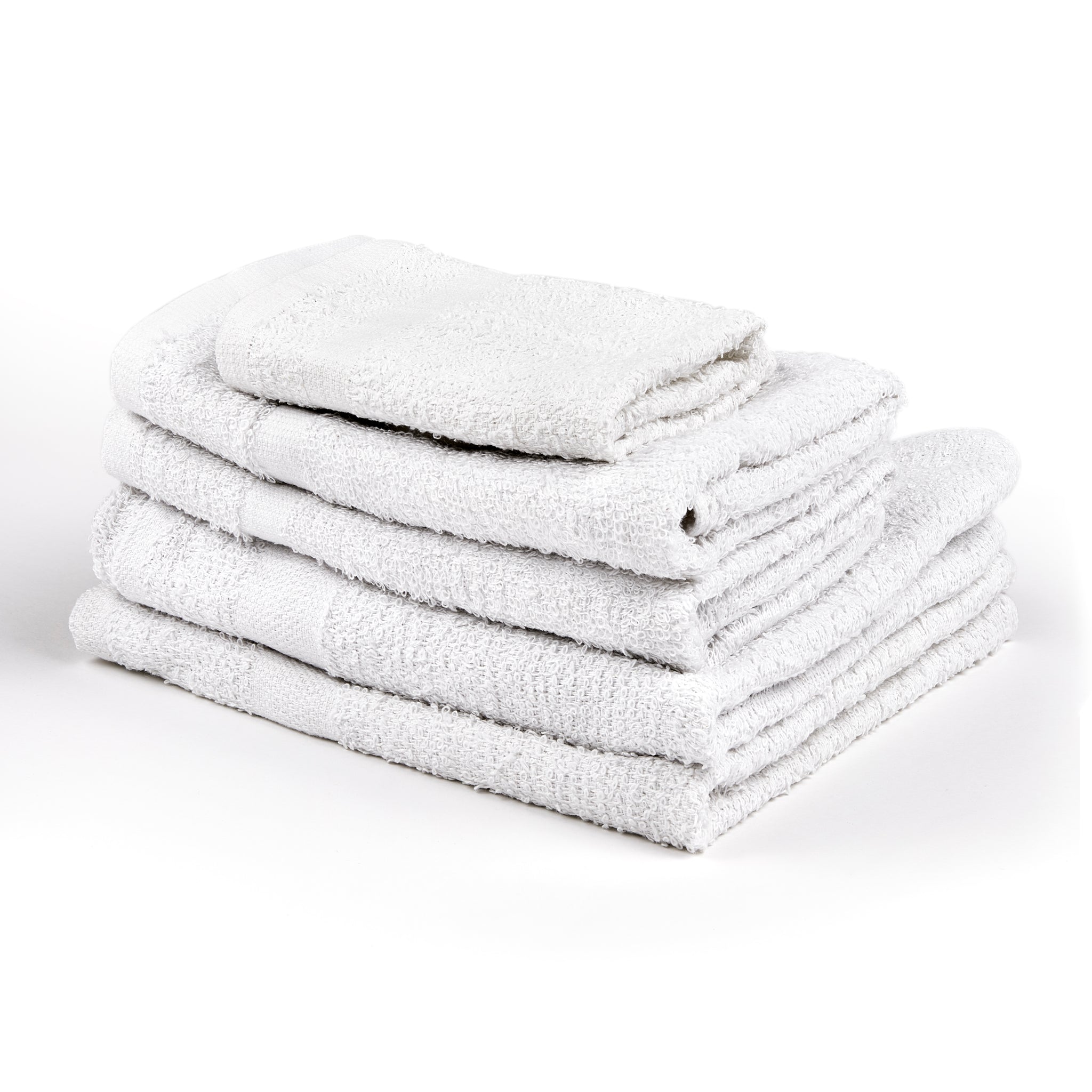 100% cotton bargain white washcloths bulk trusted thread