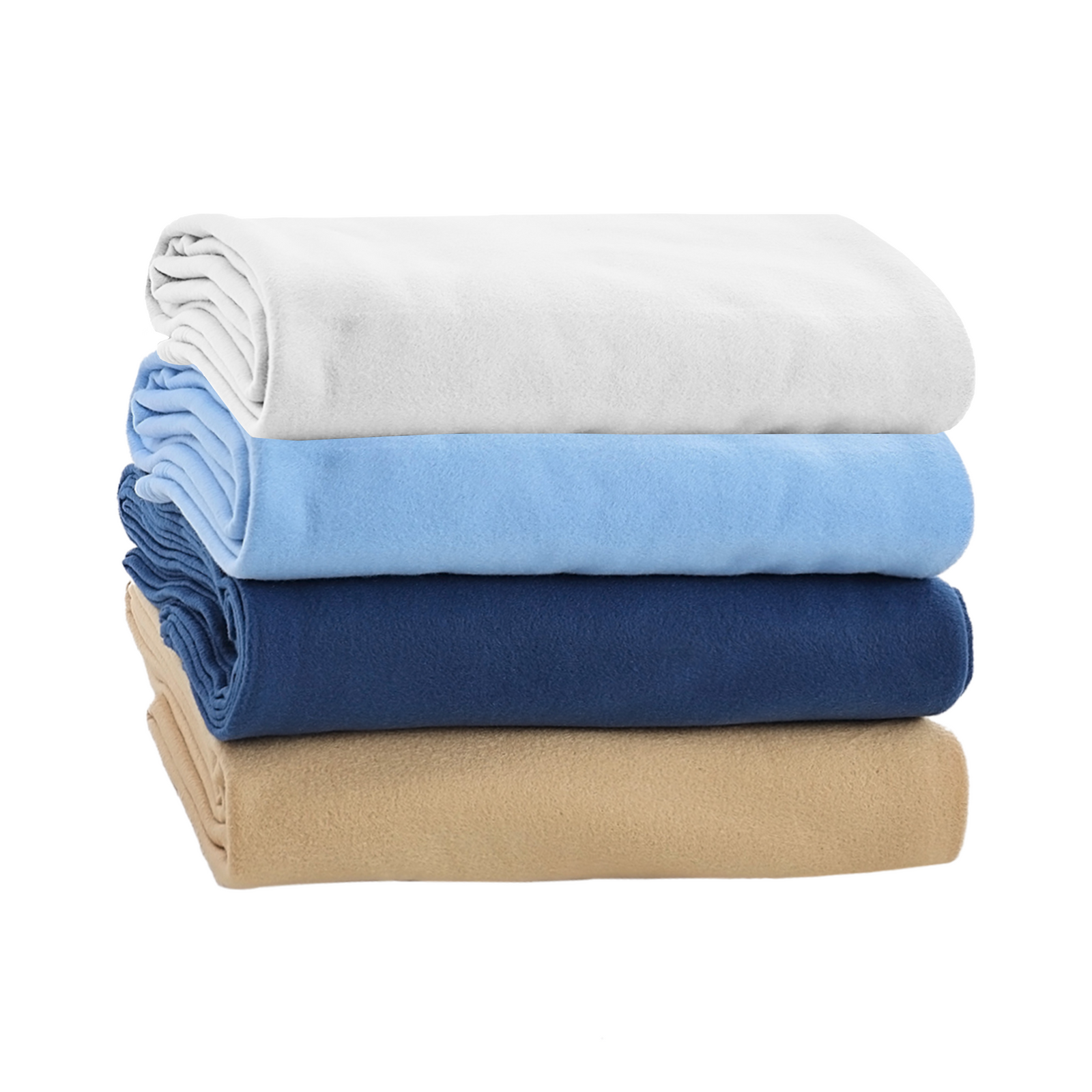 Fleece Blankets  - Twin 66" x 90" - Case of 12