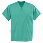 Scrubs Tops - Poplin Fabric - Unisex - 65% Polyester 35% Cotton - Case of 12