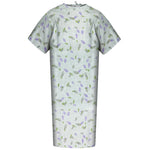 Patient Gowns - Muhly Ice Print - Angle Back Closure - Case of 48 Pieces