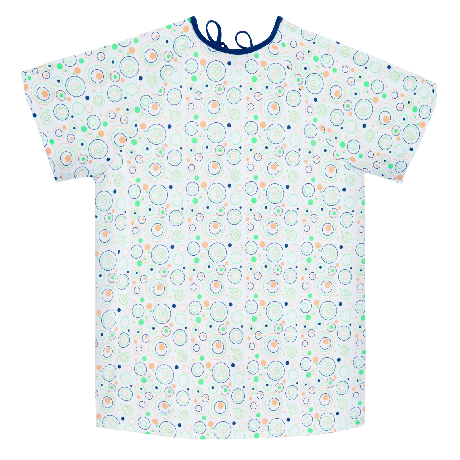 Pediatric Patient Gown - Orbit Print - Neck & Back Tie - Polyester