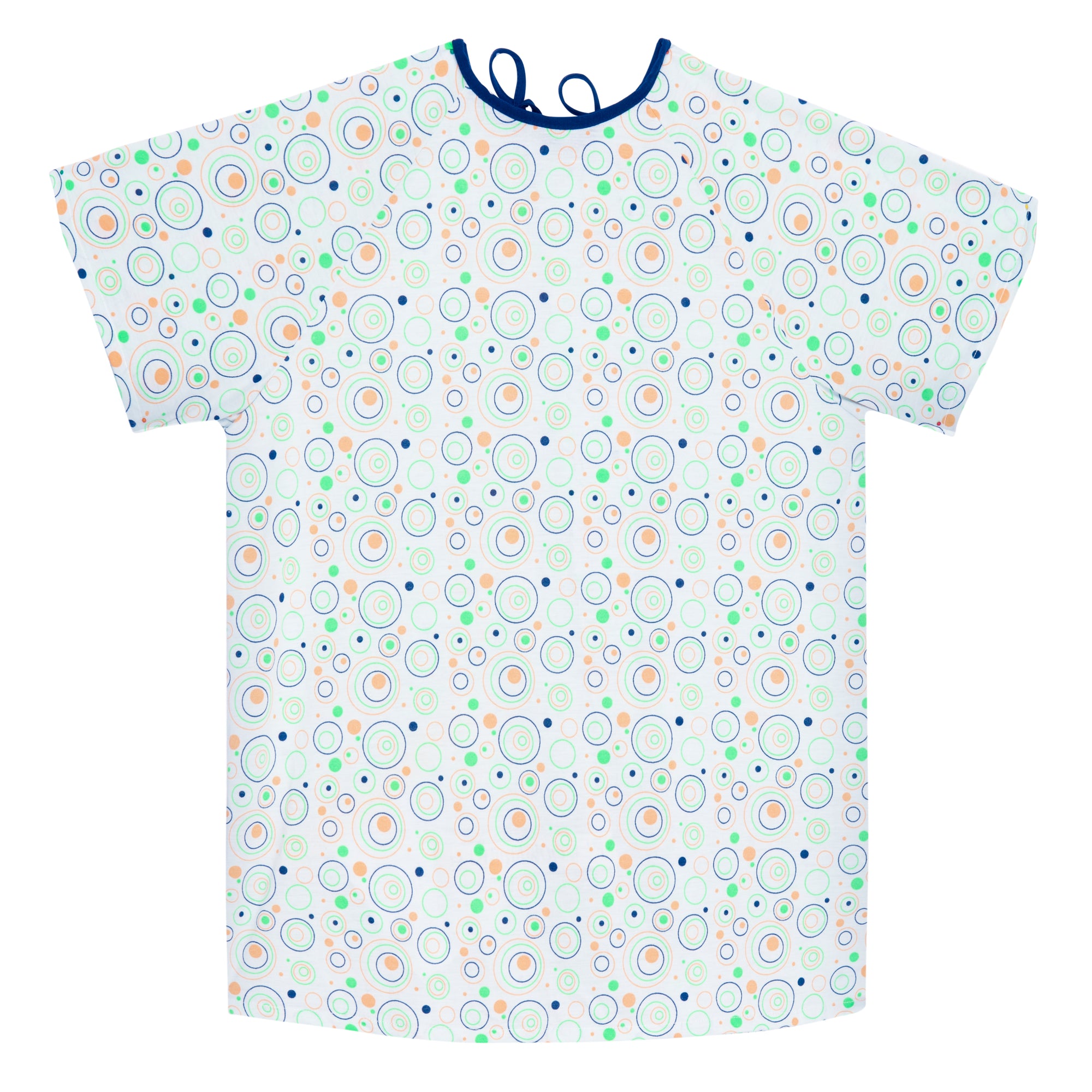 Pediatric Patient Gown - Orbit Print - Neck & Back Tie - Polyester