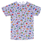 under the sea print bulk pediatric gowns 100% polyester trusted thread