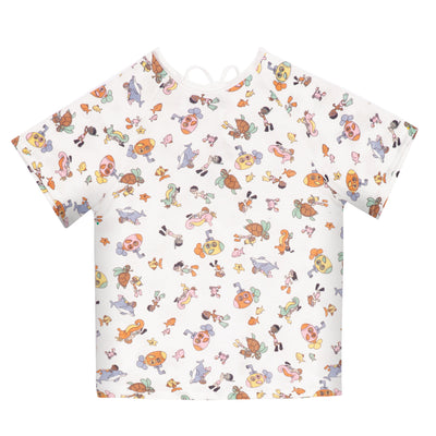 100% polyester under the sea print bulk pediatric gowns trusted thread
