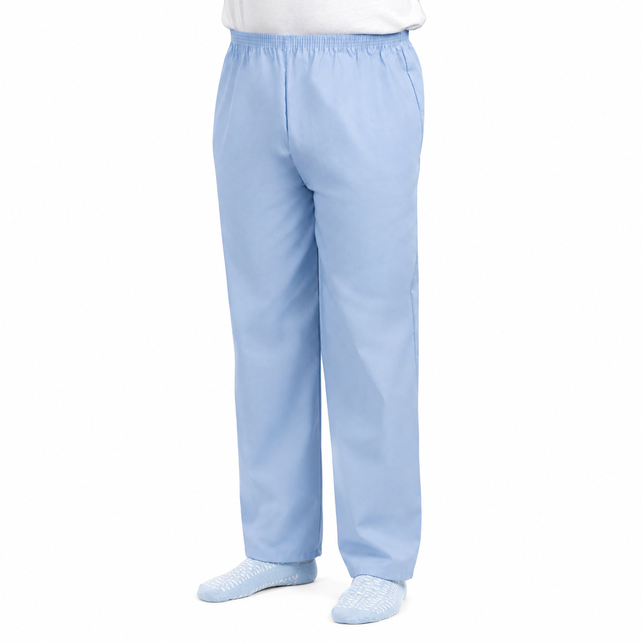 Patient Pajama Bottoms - Elastic Waist - Fly Opening