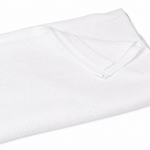 Snag Free Hospital Thermal Blankets - White - Cotton Poly Blend - 66" x 90"