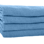 Solid Color Bath Towels  - 100% Ring-Spun Cotton - Cam Border