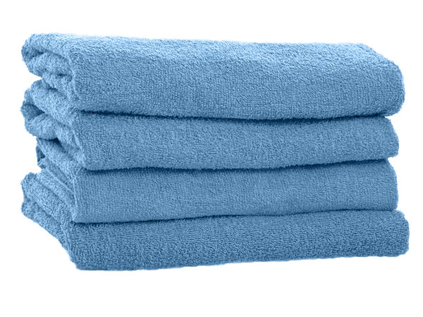 Solid Color Bath Towels  - 100% Ring-Spun Cotton - Cam Border