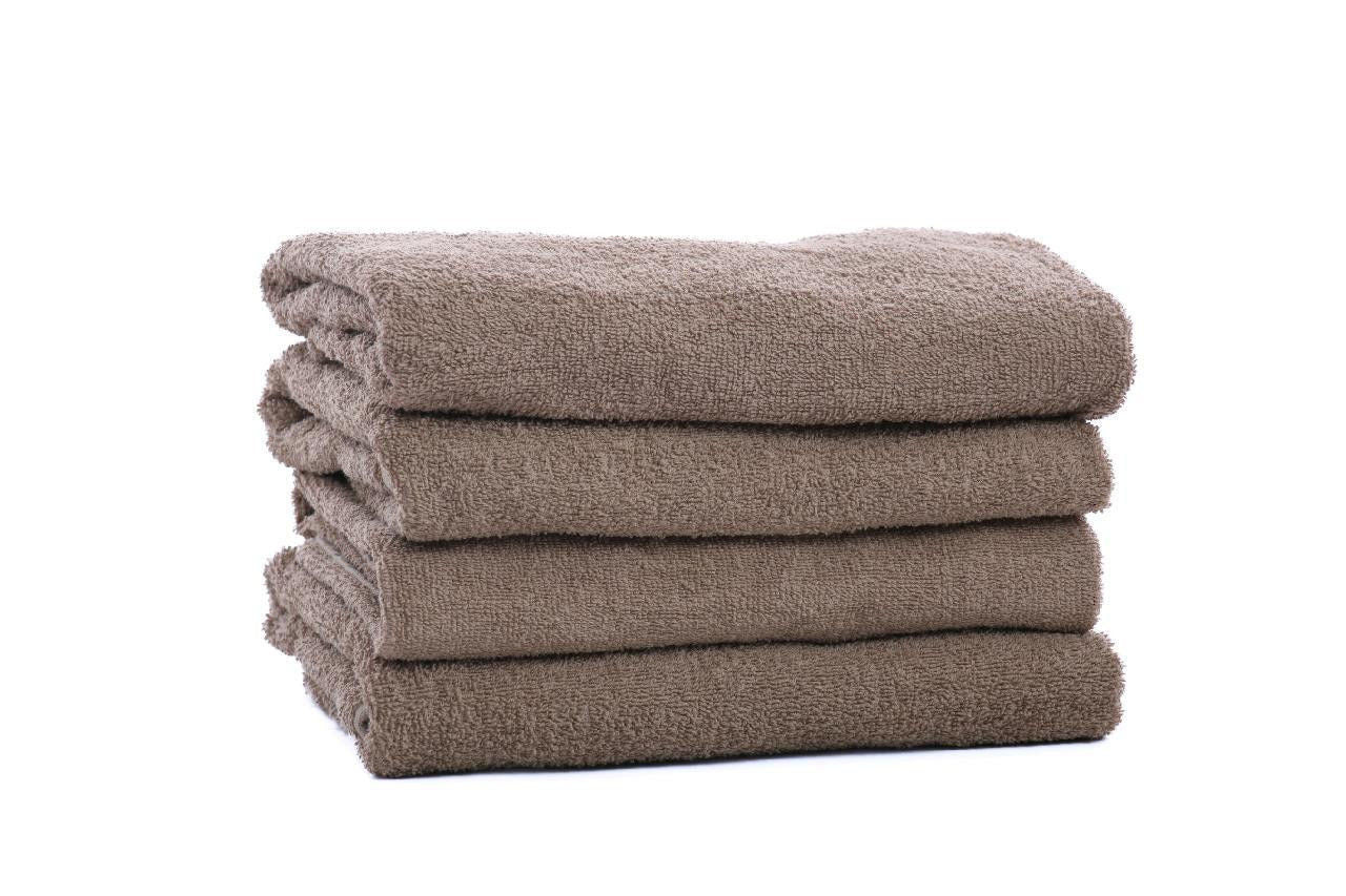 Solid Color Bath Towels  - 100% Ring-Spun Cotton - Cam Border