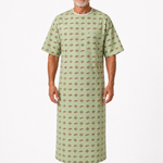 IV Gowns - Mosaic Print - 55% Cotton / 45% Polyester - Twill